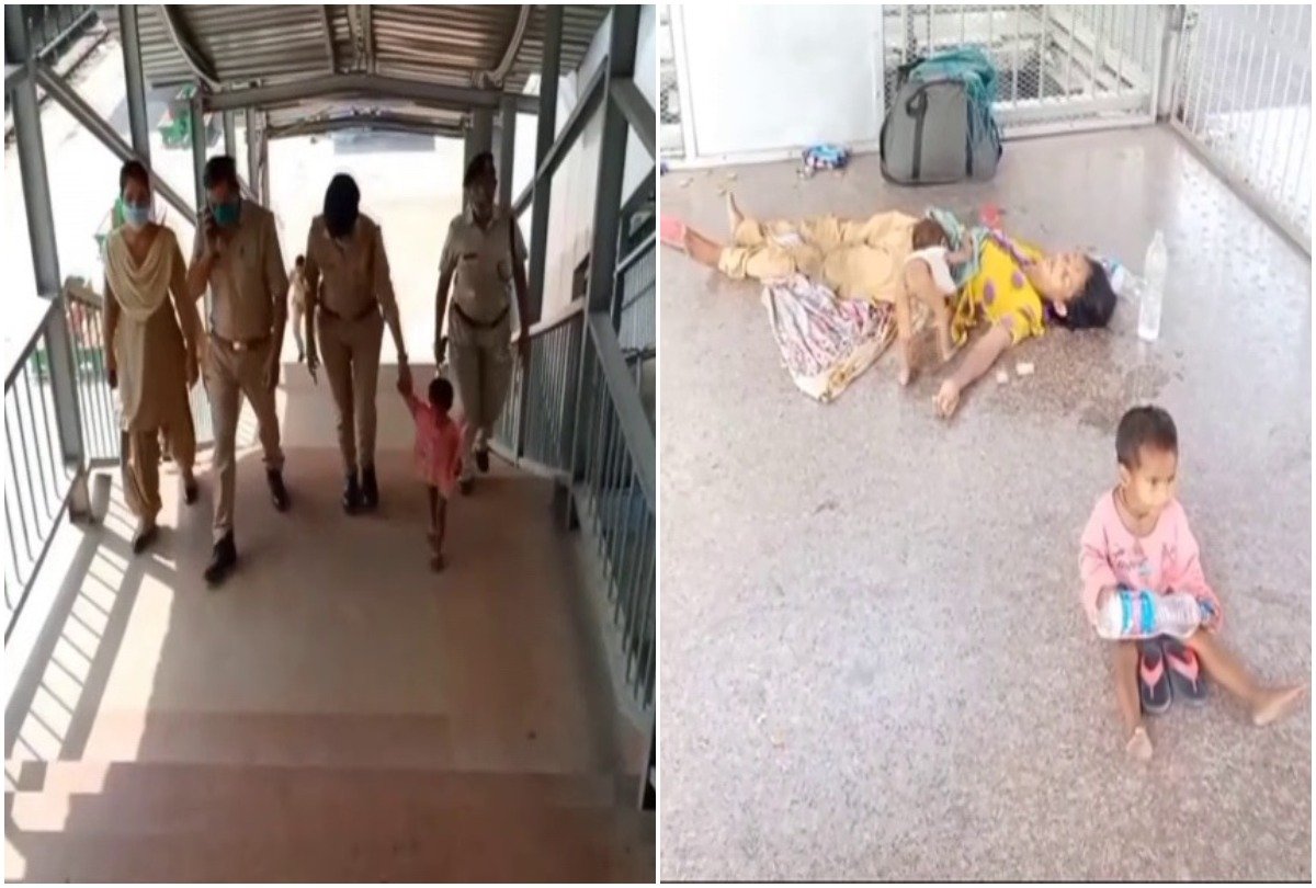 Two-year-old girl possibly saves her mother’s life after she collapses at train station
